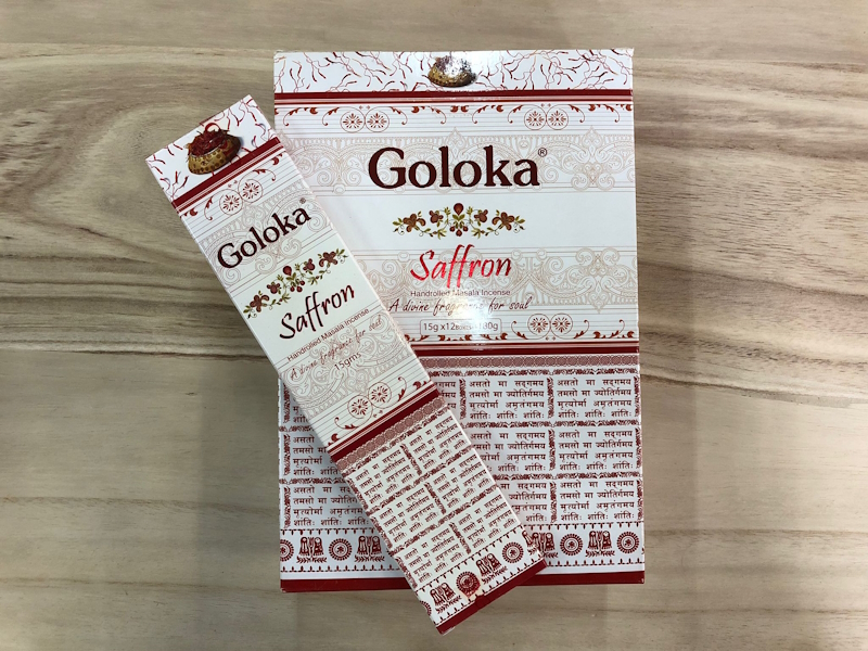 Incienso Goloka Premium Azafrán